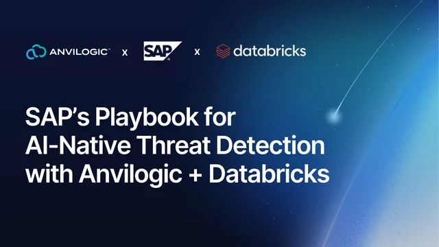 SAP’s Playbook for AI-Native Threat Detection with Anvilogic and Databricks