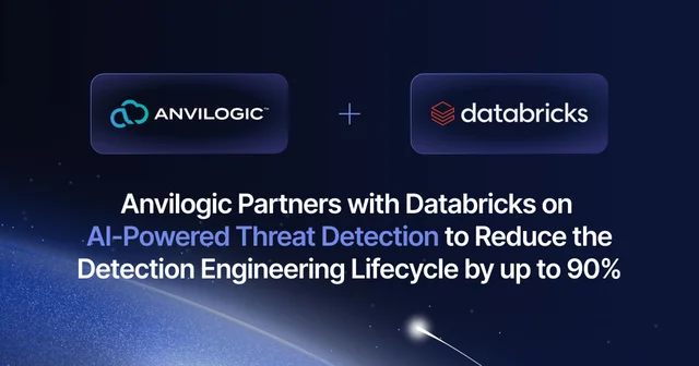 Anvilogic Partners with Databricks on AI-Powered Threat Detection to Reduce the Detection Engineering Lifecycle by up to 90%
